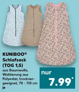 Kaufland KUNIBOO Schlafsack (TOG 1,5) Angebot