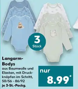 Kaufland Langarm- Bodys Angebot