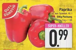 E-Center GUT&GÜNSTIG Paprika Angebot