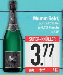 E-Center Mumm Mumm Sekt, Angebot