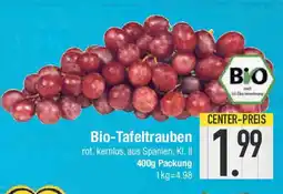 E-Center Bio-Tafeltrauben Angebot