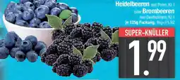 E-Center Heidelbeeren oder Brombeeren Angebot