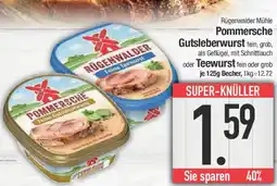 E-Center Pommersche Rügenwalder oder Teewurst Angebot