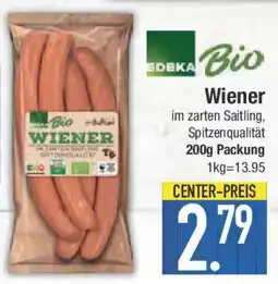 E-Center EDEKA Bio Wiener Angebot
