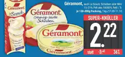 E-Center Géramont, auch Le Snack, Scheiben oder Mini Angebot