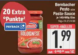E-Center Bernbacher Pesto oder Pasta-Sauce Angebot