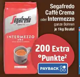 E-Center Segafredo Caffè Crema oder Intermezzo Angebot