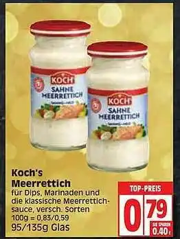 Edeka Koch's Meerrettich Angebot