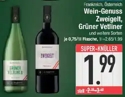 E-Center Wein-Genuss Zweigelt, Grüner Vetliner Angebot
