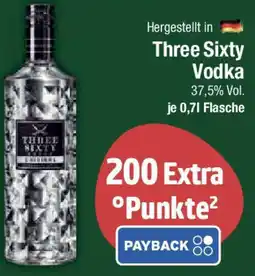 E-Center Three Sixty Vodka Angebot