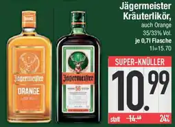 E-Center Jägermeister Kräuterlikör Angebot