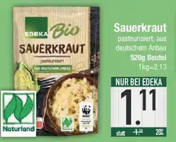 E-Center EDEKA Bio Sauerkraut Angebot