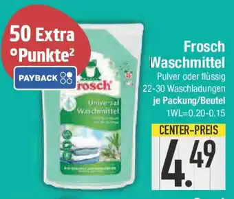E-Center Frosch Waschmittel Angebot