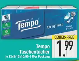 E-Center Tempo Taschentücher Angebot