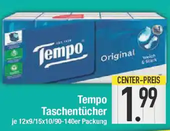 E-Center Tempo Taschentücher Angebot