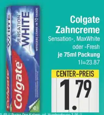 E-Center Colgate Zahncreme Angebot