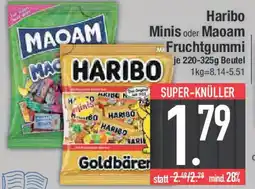 E-Center Haribo Minis oder Maoam Fruchtgummi Angebot