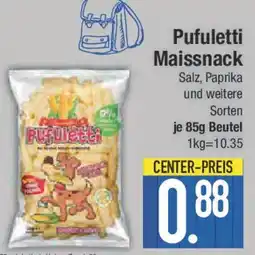 E-Center Pufuletti Maissnack Angebot