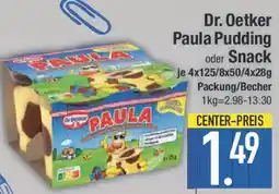 E-Center Dr. Oetker Paula Pudding oder Snack Angebot