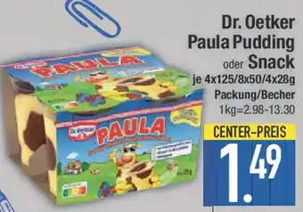 E-Center Dr. Oetker Paula Pudding oder Snack Angebot