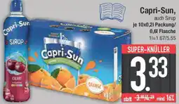 E-Center Capri-Sun, auch Sirup Angebot