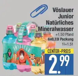 E-Center Vöslauer Junior Natürliches Mineralwasser Angebot