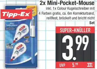 E-Center Tipp-Ex 2x Mini-Pocket-Mouse Angebot