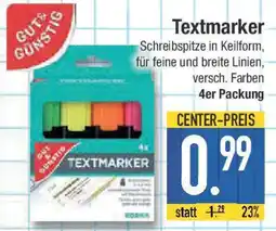 E-Center GUT&GUNSTIG Textmarker Angebot