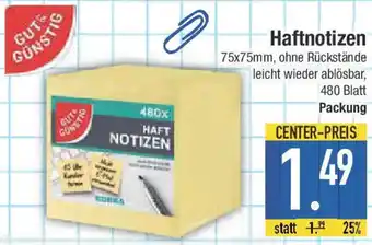 E-Center GUT&GUNSTIG Haftnotizen Angebot