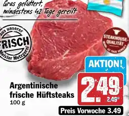 HIT Argentinische frische Hüftsteaks Angebot