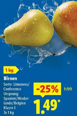 Lidl Birnen Angebot