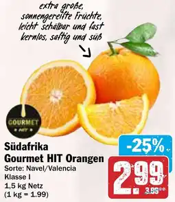 HIT Südafrika Gourmet HIT Orangen Angebot