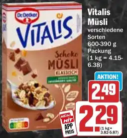 HIT Vitalis Müsli Angebot