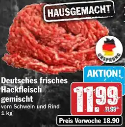 HIT Deutsches frisches Hackfleisch gemischt Angebot