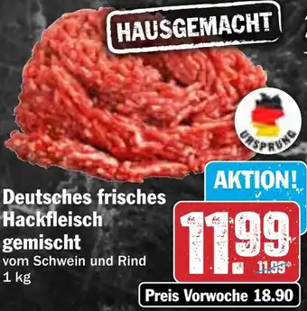 HIT Deutsches frisches Hackfleisch gemischt Angebot
