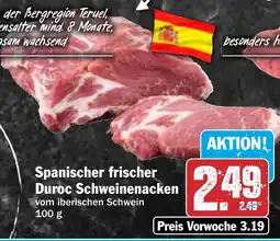 HIT Spanischer frischer Duroc Schweinenacken Angebot