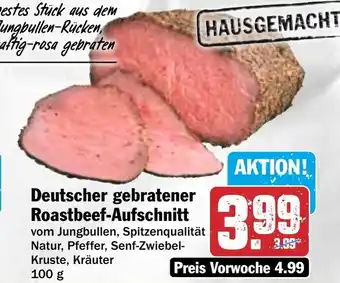 HIT Deutscher gebratener Roastbeef-Aufschnitt Angebot