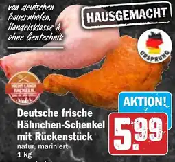 HIT Deutsche frische Hähnchen-Schenkel mit Rückenstück Angebot