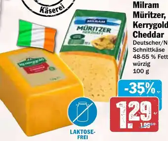 HIT Milram Müritzer, Sylter, Kerrygold Cheddar Angebot
