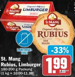 HIT St. Mang Rubius, Limburger Angebot