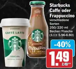 HIT Starbucks Caffe oder Frappuccino Angebot