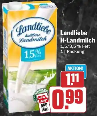 HIT Landliebe H-Landmilch Angebot