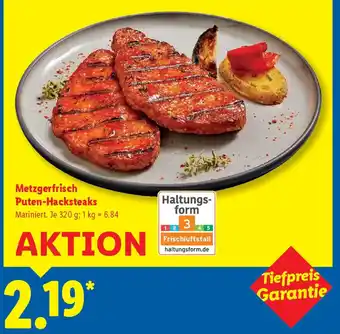 Lidl Metzgerfrisch Puten-Hacksteaks Angebot
