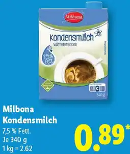 Lidl Milbona Kondensmilch Angebot