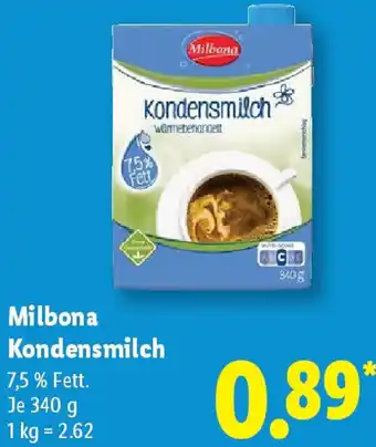 Lidl Milbona Kondensmilch Angebot