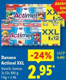 Lidl Danone Actimel XXL Angebot