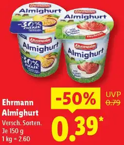 Lidl Ehrmann Almighurt Angebot