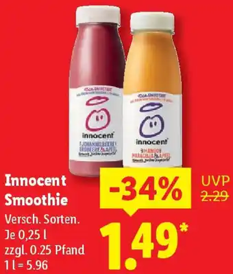 Lidl Innocent Smoothie Angebot