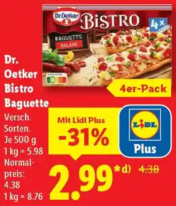 Lidl Dr. Oetker Bistro Baguette Angebot