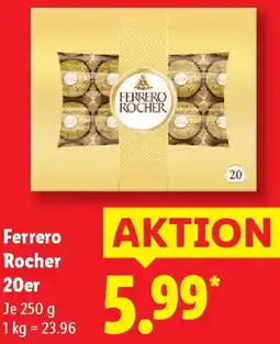 Lidl Ferrero Rocher 20er Angebot